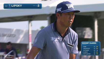 David Lipsky | Round 2 | 17th hole | Shot 5 | 2025 Rocket Classic