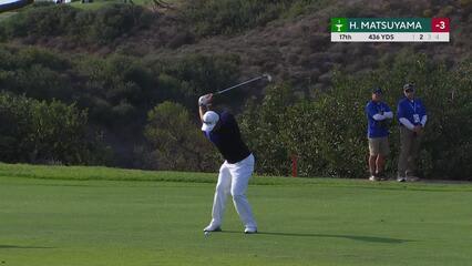 Hideki Matsuyama | Round 3 | 17th hole | Shot 2 | 2025 Farmers