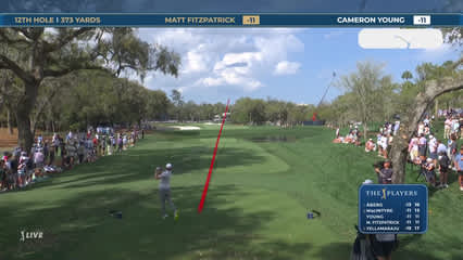 Matt Fitzpatrick | Round 4 | 12th hole | Shot 1 | 2026 THE PLAYERS