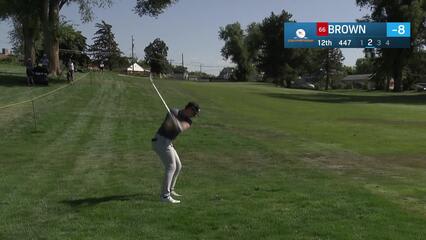 Blades Brown | Round 2 | 12th hole | Shot 2 | 2025 Utah Championship