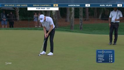 Brian Campbell | Round 1 | 6th hole | Shot 5 | 2026 THE PLAYERS