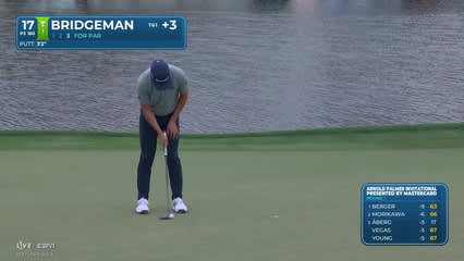 Jacob Bridgeman | Round 1 | 17th hole | Shot 3 | 2026 Arnold Palmer