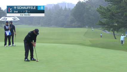Xander Schauffele | Round 3 | 2nd hole | Shot 3 | 2025 Baycurrent
