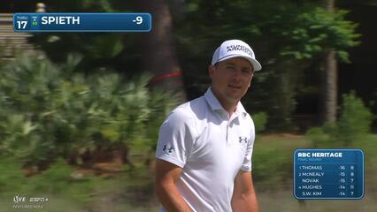 Jordan Spieth | Round 4 | 17th hole | Shot 3 | 2025 RBC Heritage