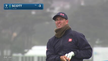 Adam Scott | Round 3 | 7th hole | Shot 1 | 2025 AT&T Pebble Beach