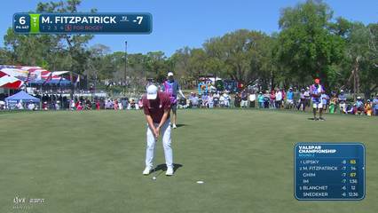Matt Fitzpatrick | Round 2 | 6th hole | Shot 5 | 2026 Valspar