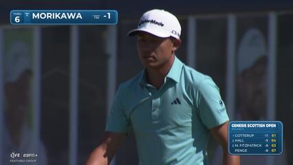 Collin Morikawa | Round 2 | 6th hole | Shot 3 | 2025 Genesis Scottish Open