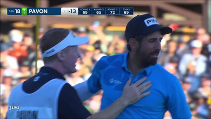 Matthieu Pavon | 2024 Farmers | Round 4 | 18th hole | Shot 4