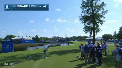 Mark Hubbard | Round 1 | 9th hole | Shot 1 | 2026 Zurich Classic