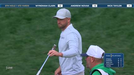 Wyndham Clark | Round 2 | 5th hole | Shot 4 | 2026 THE PLAYERS