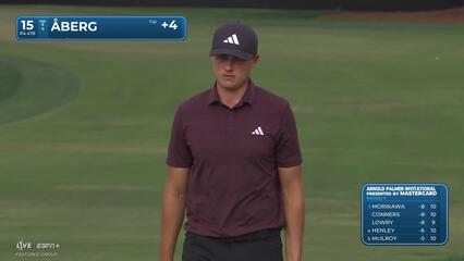 Ludvig Åberg | Round 3 | 15th hole | Shot 4 | 2025 Arnold Palmer Invitational