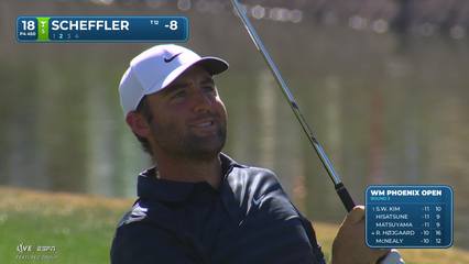 Scottie Scheffler | Round 3 | 18th hole | Shot 2 | 2026 WM Phoenix Open