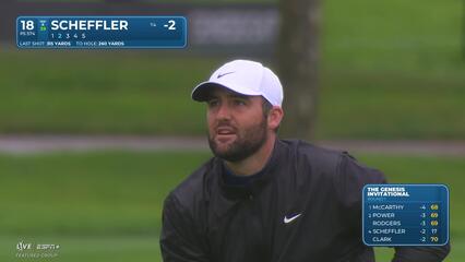 Scottie Scheffler | Round 1 | 18th hole | Shot 2 | 2025 Genesis