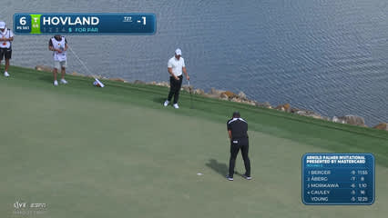 Viktor Hovland | Round 2 | 6th hole | Shot 5 | 2026 Arnold Palmer