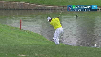 Hideki Matsuyama | Round 4 | 11th hole | Shot 3 | 2025 WM Phoenix Open