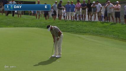 Jason Day | Round 1 | 1st hole | Shot 4 | 2025 Travelers