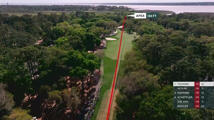 Justin Thomas | Round 4 | 13th hole | Shot 1 | 2025 RBC Heritage