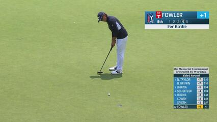 Rickie Fowler | Round 3 | 5th hole | Shot 4 | 2025 the Memorial