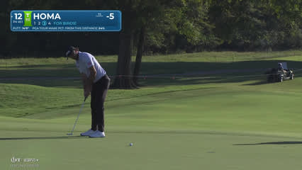 Max Homa | Round 2 | 12th hole | Shot 4 | 2025 Sanderson Farms