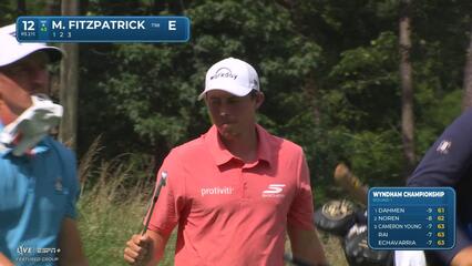 Matt Fitzpatrick | Round 1 | 12th hole | Shot 1 | 2025 Wyndham