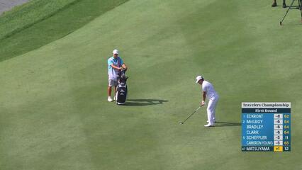 Hideki Matsuyama | Round 1 | 13th hole | Shot 2 | 2025 Travelers