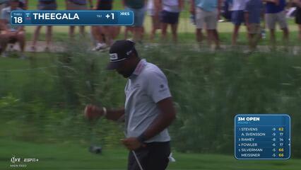 Sahith Theegala | Round 1 | 9th hole | Shot 4 | 2025 3M Open