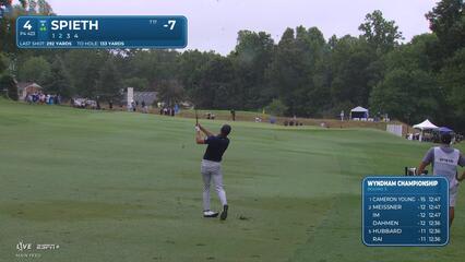 Jordan Spieth | Round 3 | 4th hole | Shot 2 | 2025 Wyndham