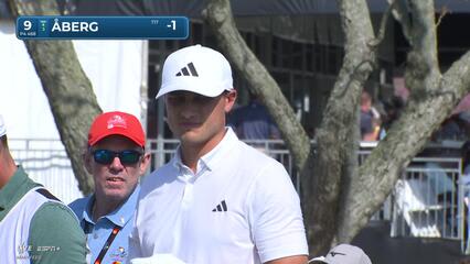 Ludvig Åberg | Round 4 | 9th hole | Shot 1 | 2025 Arnold Palmer Invitational