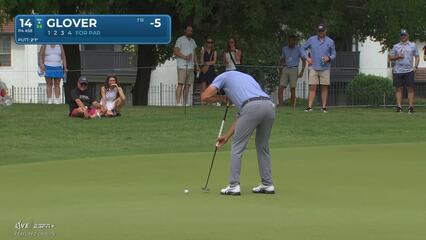Lucas Glover | Round 3 | 14th hole | Shot 4 | 2025 Charles Schwab