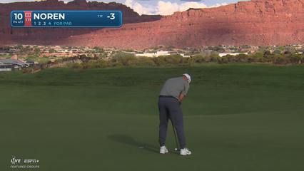 Alex Noren | Round 1 | 10th hole | Shot 4 | 2025 Bank of Utah