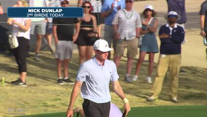Nick Dunlap | Round 2 | 13th hole | Shot 4 | 2025 WM Phoenix Open