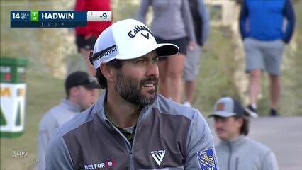 Adam Hadwin | 2023 WM Phoenix Open | Round 2 | 14th hole | Shot 1