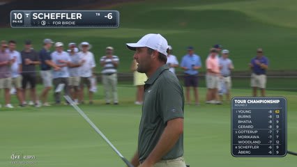 Scottie Scheffler | Round 2 | 10th hole | Shot 3 | 2026 TOUR Championship