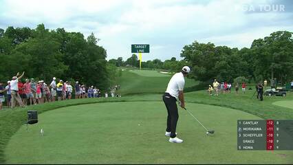 Scottie Scheffler | 2021 the Memorial | Round 4 | 10th hole | Shot 1