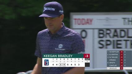 Keegan Bradley | Round 4 | 8th hole | Shot 3 | 2025 the Memorial