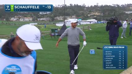 Xander Schauffele | Round 3 | 7th hole | Shot 1 | 2026 AT&T Pebble Beach