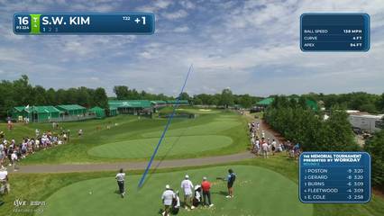 Si Woo Kim | Round 3 | 16th hole | Shot 1 | 2026 the Memorial