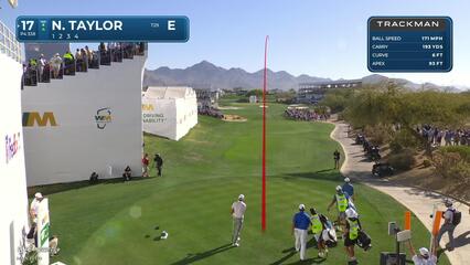 Nick Taylor | Round 1 | 17th hole | Shot 1 | 2025 WM Phoenix Open