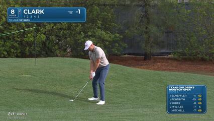 Wyndham Clark | Round 2 | 8th hole | Shot 3 | 2025 Houston Open