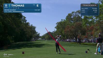 Justin Thomas | Round 3 | 11th hole | Shot 1 | 2025 Valspar