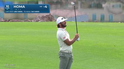 Max Homa | Round 1 | 10th hole | Shot 2 | 2026 The American Express