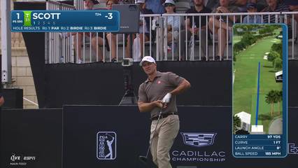 Adam Scott | Round 4 | 1st hole | Shot 1 | 2026 Cadillac
