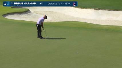 Brian Harman | Round 1 | 4th hole | Shot 3 | 2026 Truist Championship