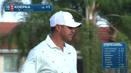 Brooks Koepka | Round 2 | 13th hole | Shot 3 | 2026 Cognizant Classic
