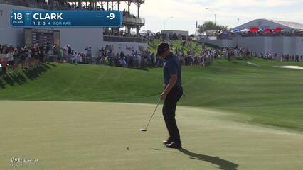 Wyndham Clark | Round 2 | 18th hole | Shot 5 | 2025 WM Phoenix Open