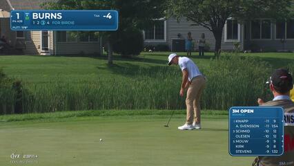 Sam Burns | Round 2 | 1st hole | Shot 3 | 2025 3M Open