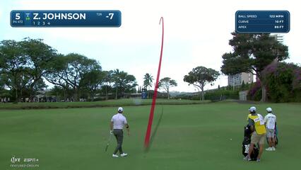 Zach Johnson | Round 4 | 5th hole | Shot 2 | 2025 Sony Open