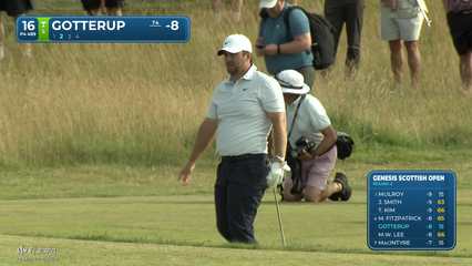 Chris Gotterup | Round 2 | 16th hole | Shot 2 | 2026 Genesis Scottish Open