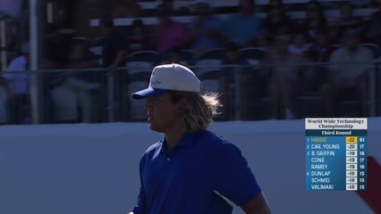 Garrick Higgo | Round 3 | 18th hole | Shot 4 | 2025 World Wide Technology