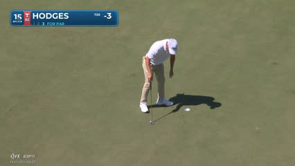 Lee Hodges | Round 3 | 15th hole | Shot 3 | 2026 Valspar